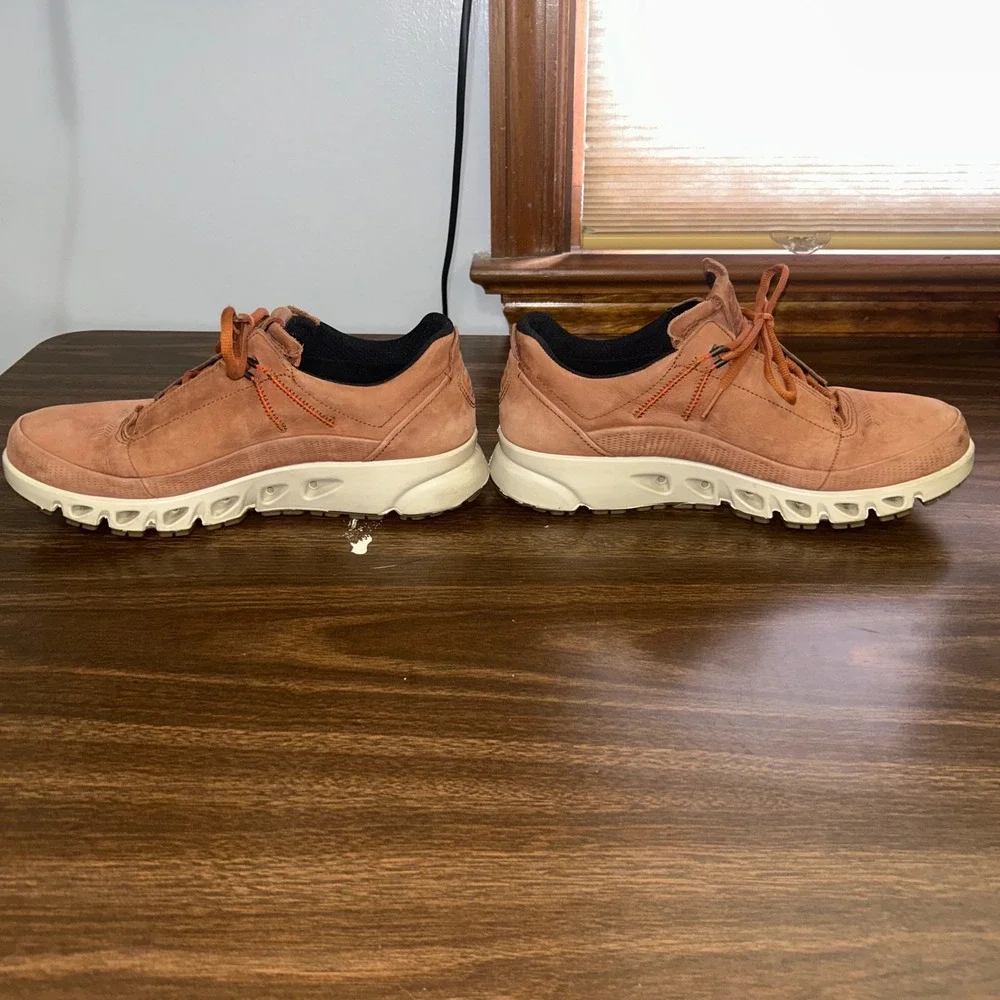 ECCO Cool 2.0 Gore-Tex Surround Sneakers Mens 43 9-9.5 Brown Leather Waterproof